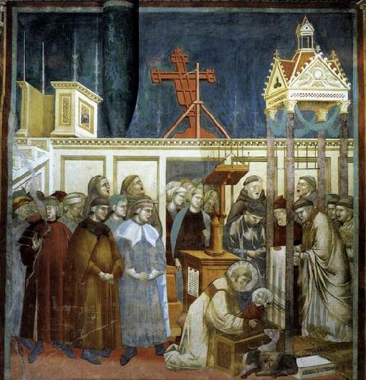 GIOTTO di Bondone Institution of the Crib at Greccio China oil painting art